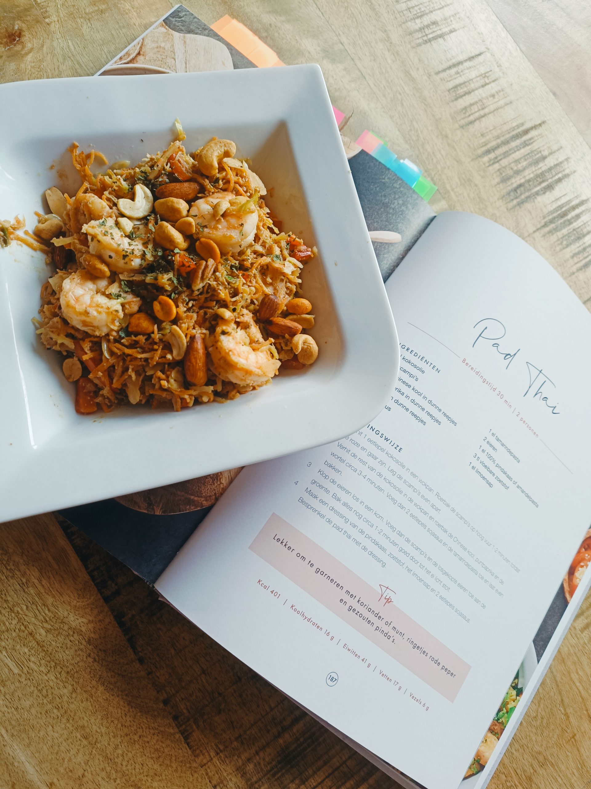 Pad thai koolhydraatarm recept